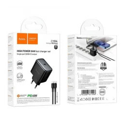 МЗП 1Port Hoco C159A USB-C PD 65W Type-C to Type-C