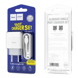 МЗП 1Port Hoco C72A Glorious USB 2.4A Type-C