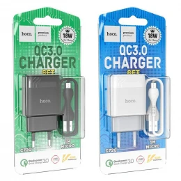 МЗП 1Port Hoco C72Q Glorious USB QC3.0 USB to Micro