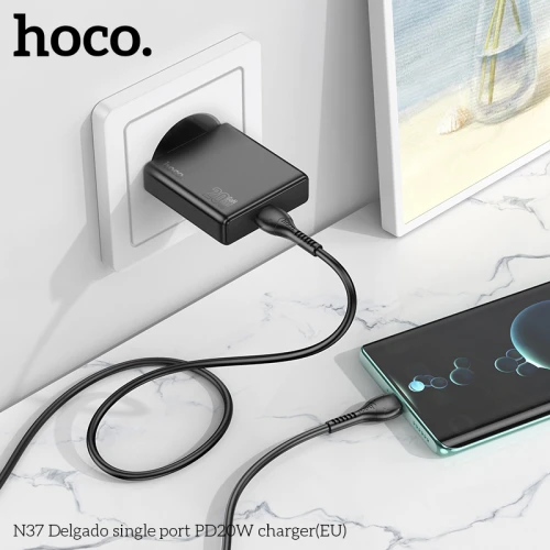 МЗП 1Port Hoco N37 Delgado USB-C PD 20W