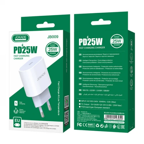 МЗП 1Port Jokade JB009 USB-C 25W