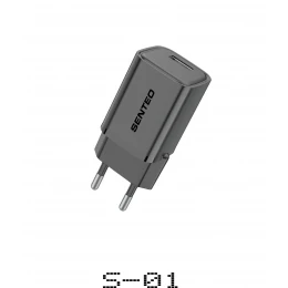 МЗП 1Port SENTEO S-01 USB QC3.0 18W (CE Сертификат)