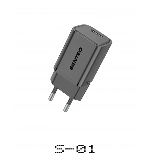 МЗП 1Port SENTEO S-01 USB QC3.0 18W (CE Сертификат)