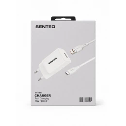 МЗП 1Port SENTEO S-01 USB QC3.0 18W USB to Type-C (CE Сертификат)