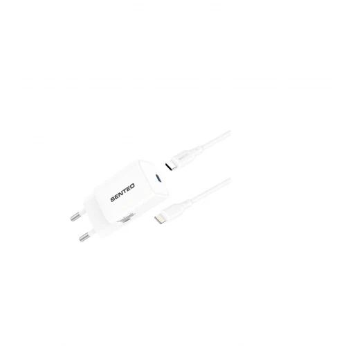 МЗП 1Port SENTEO S-05L USB-C PD 30W Type-C to Lightning (CE Сертификат)