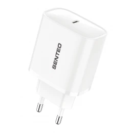 МЗП 1Port SENTEO T-01 version2 USB-C PD 20W (CE Сертификат)