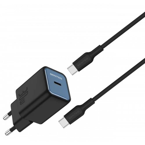 МЗП 1Port SENTEO Z-16c USB-C PD 30W Type-C to Type-C (CE Сертификат)