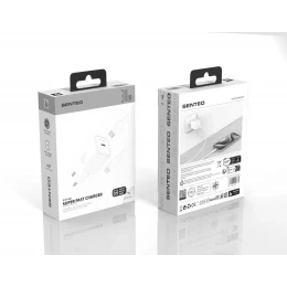МЗП 1Port SENTEO Z-16L USB-C PD 30W Type-C to Lightning (CE Сертификат)
