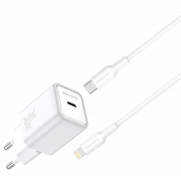 МЗП 1Port SENTEO Z-16L USB-C PD 30W Type-C to Lightning (CE Сертификат)