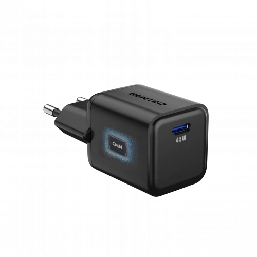 МЗП 1Port SENTEO Z-18 USB-C 3A GaN PD 45W (CE Сертификат)