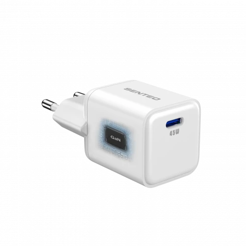 МЗП 1Port SENTEO Z-18 USB-C 3A GaN PD 45W (CE Сертификат)
