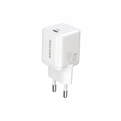 МЗП 1Port SENTEO Z-18 USB-C 3A GaN PD 45W (CE Сертификат)