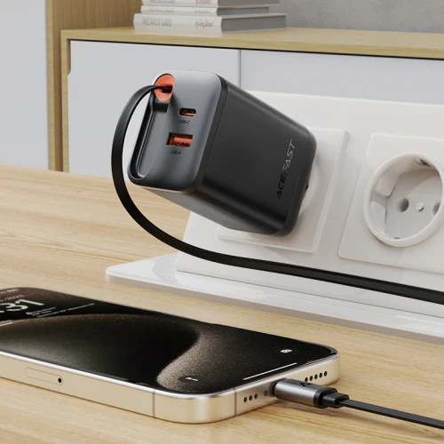 МЗП 2Port Acefast A111 USB+USB-C PD3.0 67W Type-C