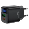 МЗП 2Port Acefast A116 with display USB+USB-C PD 35W
