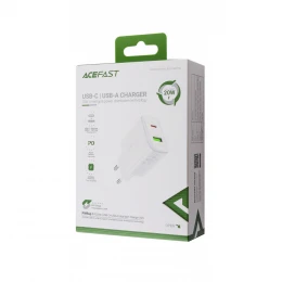 МЗП 2Port Acefast A25 USB+USB-C PD 3.0 20W