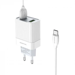 МЗП 2Port Borofone BA39A Speedway USB QC3.0 USB to Type-C