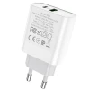 МЗП 2Port Hoco C80A USB+USB-C QC 3.0 PD 20W