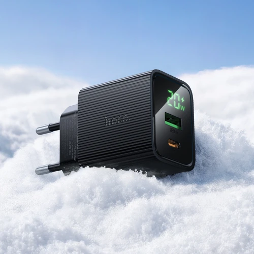 МЗП 2Port Hoco CS83A digital display USB+USB-C PD 20W