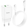 МЗП 2Port Hoco N28 USB+USB-C 3A PD/QC3.0 20W Type-C to Type-C