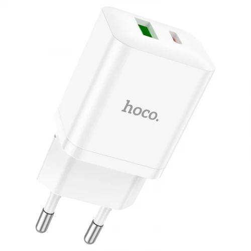 МЗП 2Port Hoco N28 USB+USB-C 3A PD/QC3.0 20W Type-C to Type-C