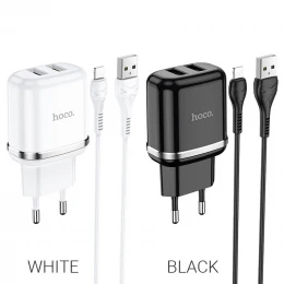 МЗП 2Port Hoco N4 2USB 2.4A USB to Lightning