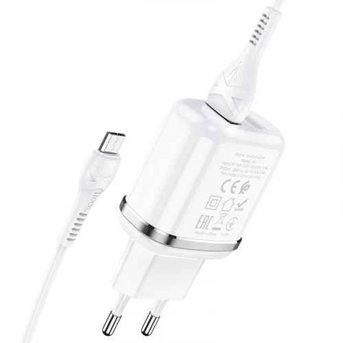 МЗП 2Port Hoco N4 2USB 2.4A USB to Type-C