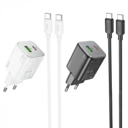 МЗП 2Port Hoco N41 USB+USB-C PD 20W Type-C to Type-C