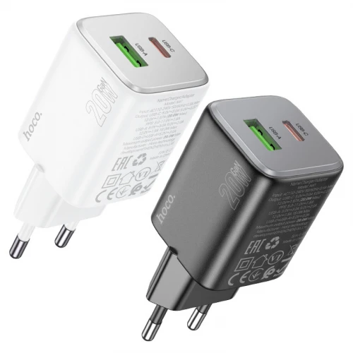 МЗП 2Port Hoco N41 USB+USB-C PD 20W