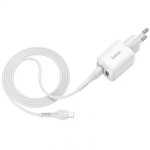 МЗП 2Port Hoco N8 2USB 2.4A USB to Type-C