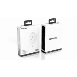 МЗП 2Port SENTEO T-02 version2 USB+USB-C PD/QC3.0 20W (CE Сертификат)