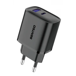МЗП 2Port SENTEO T-06 version2 USB+USB-C PD/QC3.0 45W (CE Сертификат)
