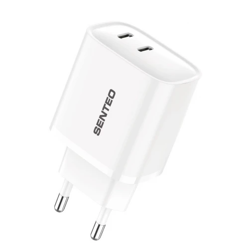 МЗП 2Port SENTEO T-07 version2 2USB-C PD/QC3.0 40W (CE Сертификат)