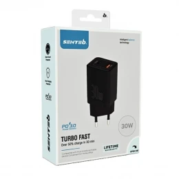 МЗП 2Port SENTEO Z-10 USB+USB-C PD3.0/QC3.0 30W (CE Сертификат)
