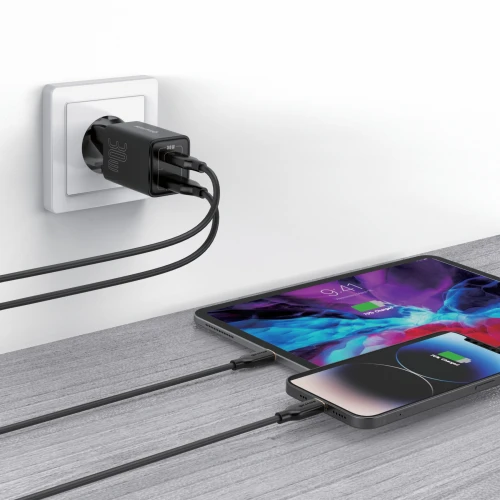 МЗП 2Port SENTEO Z-10 USB+USB-C PD3.0/QC3.0 30W (CE Сертификат)