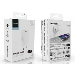 МЗП 2Port SENTEO Z-10 USB+USB-C PD3.0/QC3.0 30W (CE Сертификат)