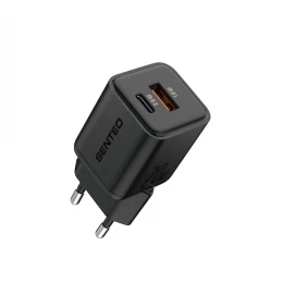 МЗП 2Port SENTEO Z-22 USB+USB-C 3A GaN PD 20W (CE Сертификат)
