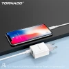 МЗП 2Port Tornado TD-17 USB+USB-C 3A PD/QC3.0 20W Type-C to Lightning