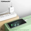 МЗП 2Port Tornado TD-17 USB+USB-C 3A PD/QC3.0 20W Type-C to Lightning