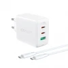 МЗП 3Port Acefast A41 USB+2USB-C PD 65W