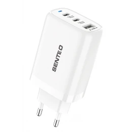 МЗП 3Port SENTEO T-08 version2 USB+2USB-C PD/QC3.0 65W (CE Сертификат)