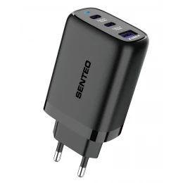 МЗП 3Port SENTEO T-08 version2 USB+2USB-C PD/QC3.0 65W (CE Сертификат)