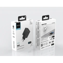 МЗП 3Port SENTEO Z-17 USB+2USB-C 3A GaN PD 30W (CE Сертификат)