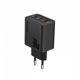 МЗП 3Port SENTEO Z-17 USB+2USB-C 3A GaN PD 30W (CE Сертификат)