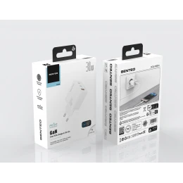 МЗП 3Port SENTEO Z-17 USB+2USB-C 3A GaN PD 30W (CE Сертификат)
