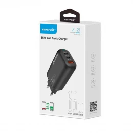 МЗП 3Port SENTEO Z-21 USB+2USB-C PD/QC3.0 65W (CE Сертификат)