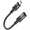 Перехідник Hoco U107 Type-C to Lightning(P+M) 10см