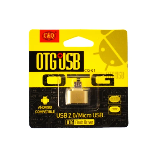 Перехідник OTG CQ-01 USB to Micro