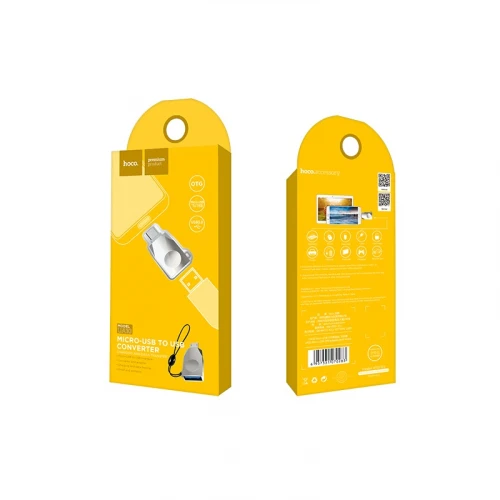 Перехідник OTG Hoco UA10 USB to Micro