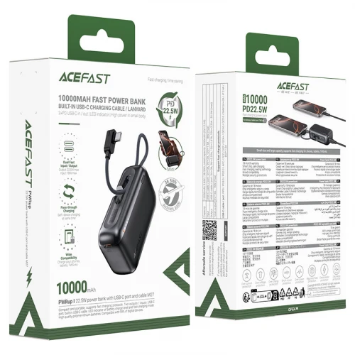 Power Bank Acefast M27 10000mAh 20W USB-C