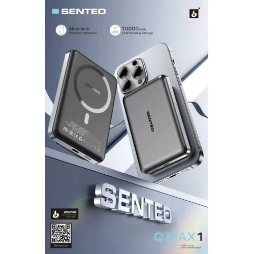 Power Bank SENTEO Q.MAX 1 10000mAh 15W MagSafe